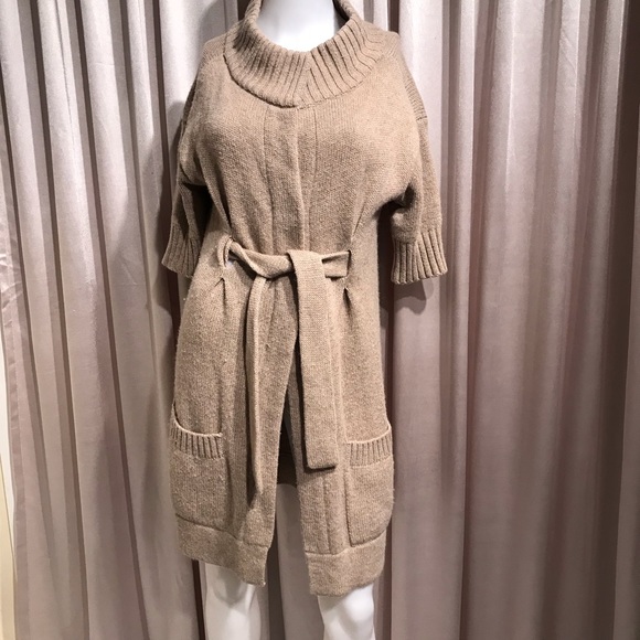 VINCE Oversized Tan Duster - Picture 2 of 6